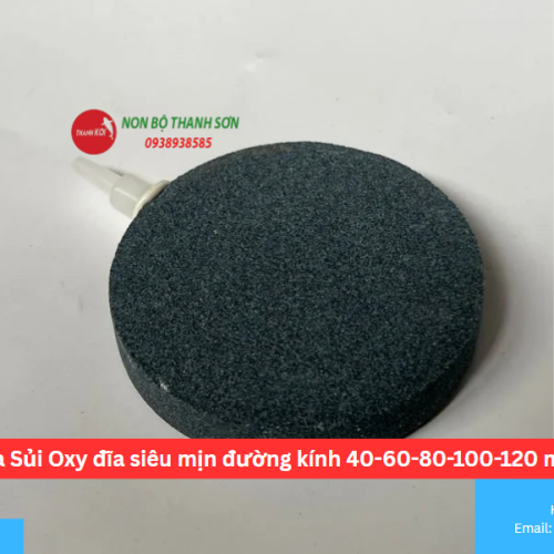 Đĩa Sủi Oxy đĩa siêu mịn đường kính 40-60-80-100-120 mm