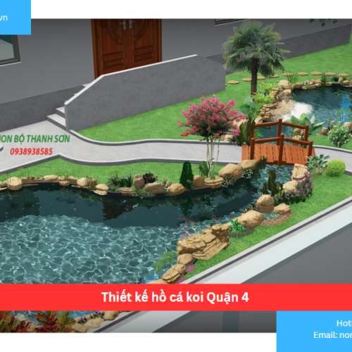 Bảng báo giá thiết kế hồ cá koi Quận 4