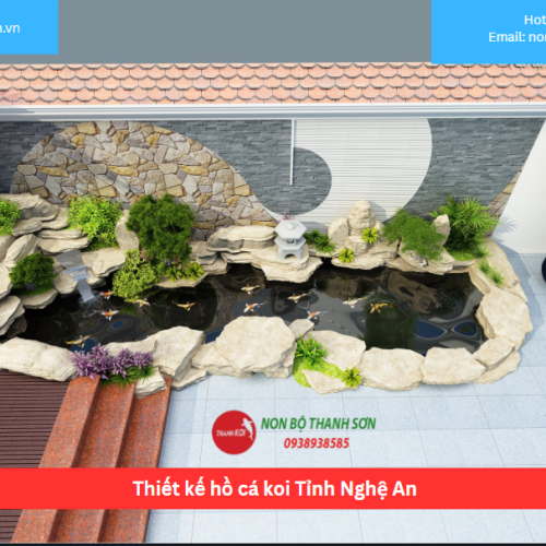 Bảng báo giá thiết kế hồ cá koi Tỉnh Nghệ An