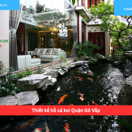 Bảng báo giá thiết kế hồ cá koi Quận Gò Vấp