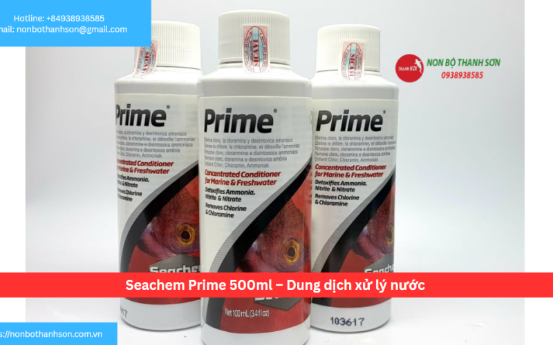 Seachem Prime 500ml – Dung dịch xử lý nước