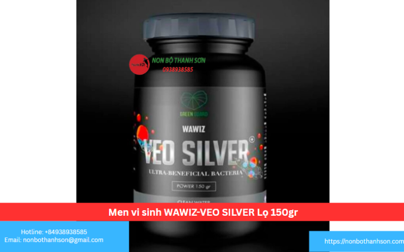 Men vi sinh WAWIZ-VEO SILVER Lọ 150gr