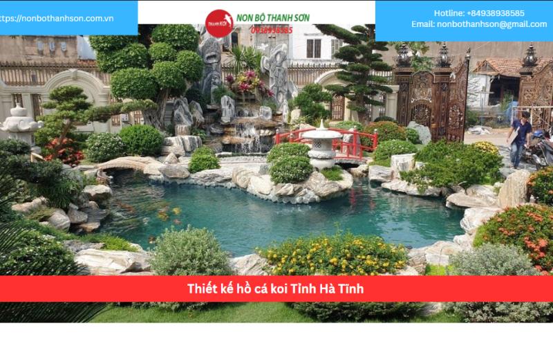 Bảng báo giá thiết kế hồ cá koi Tỉnh Hà Tĩnh