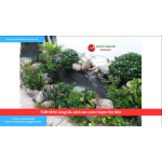 Bảng báo giá thiết kế thi công tiểu cảnh sân vườn Huyện Hóc Môn