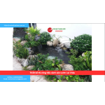 Bảng báo giá thiết kế thi công tiểu cảnh sân vườn Lai Châu