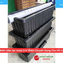 BAKI (dàn lọc mưa) 3-4 TẦNG Chuyên Dụng Cho Hồ Cá