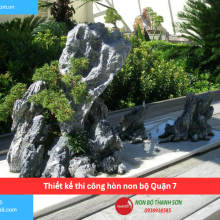 Bảng báo giá thiết kế thi công hòn non bộ Quận 7