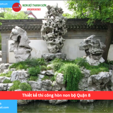 Bảng báo giá thiết kế thi công hòn non bộ Quận 8