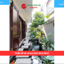 Bảng báo giá thiết kế hồ cá koi tỉnh Ninh Bình