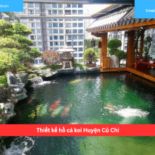 Bảng báo giá thiết kế hồ cá koi Huyện Củ Chi
