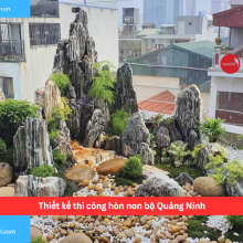 Bảng báo giá thiết kế thi công hòn non bộ Quảng Ninh