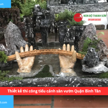 Bảng báo giá thiết kế thi công tiểu cảnh sân vườn Quận Bình Tân