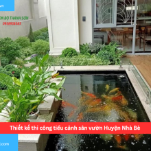 Bảng báo giá thiết kế thi công tiểu cảnh sân vườn Huyện Nhà Bè