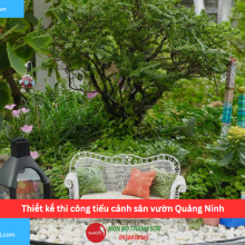 Bảng báo giá thiết kế thi công tiểu cảnh sân vườn Quảng Ninh