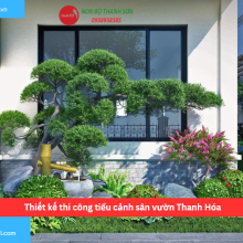 Bảng báo giá thiết kế thi công tiểu cảnh sân vườn Thanh Hóa