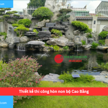 Thiết kế thi công hòn non bộ Tỉnh Thành Cao Bằng