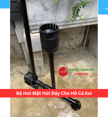 Bộ Hút Mặt Hút Đáy Cho Hồ Cá Koi