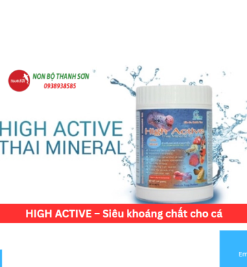 HIGH ACTIVE – Siêu khoáng chất cho cá