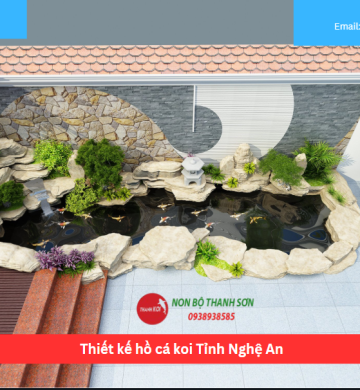 Thiết kế hồ cá koi Tỉnh Nghệ An
