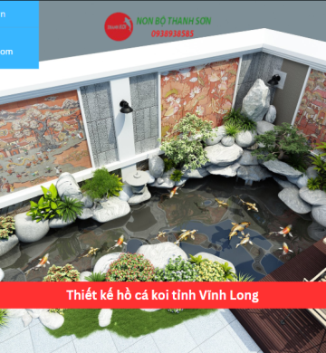 Thiết kế hồ cá koi tỉnh Vĩnh Long