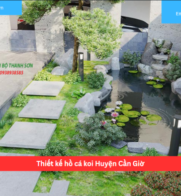 Thiết kế hồ cá koi Huyện Cần Giờ