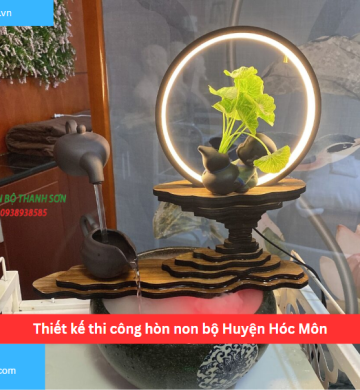 Thiết kế thi công hòn non bộ Huyện Hóc Môn