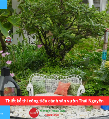 Thiết kế thi công tiểu cảnh sân vườn Thái Nguyên
