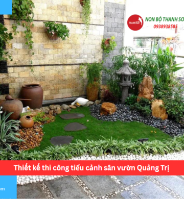 Thiết kế thi công tiểu cảnh sân vườn Quảng Trị