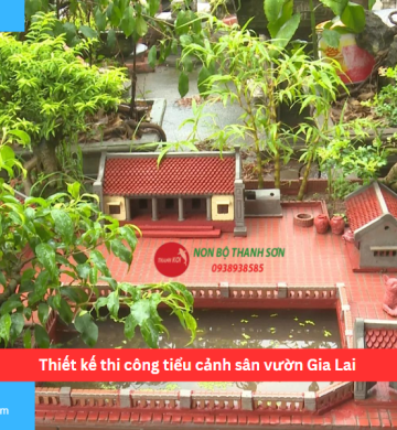 Thiết kế thi công tiểu cảnh sân vườn Gia Lai
