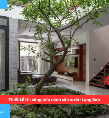 Thiết kế thi công tiểu cảnh sân vườn Lạng Sơn