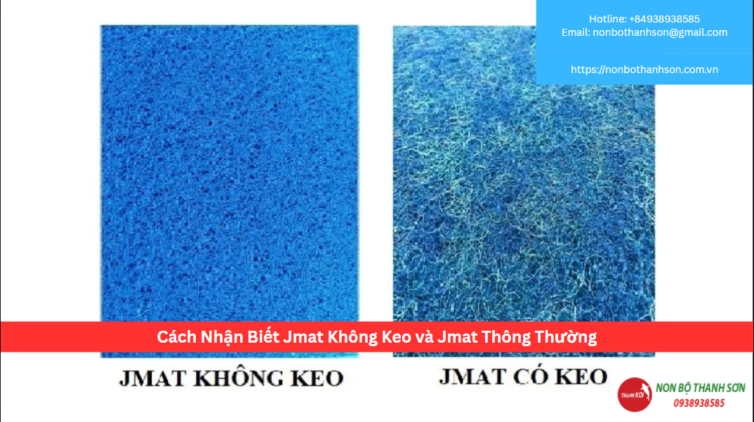 Cách Nhận Biết Jmat Không Keo và Jmat Thông Thường