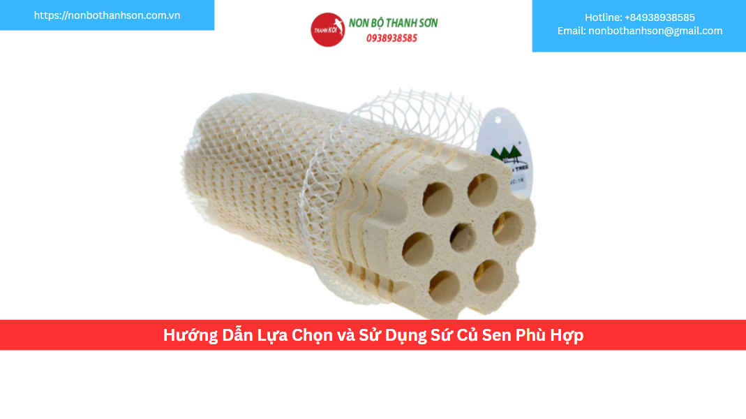 Hướng Dẫn Lựa Chọn và Sử Dụng Sứ Củ Sen Phù Hợp