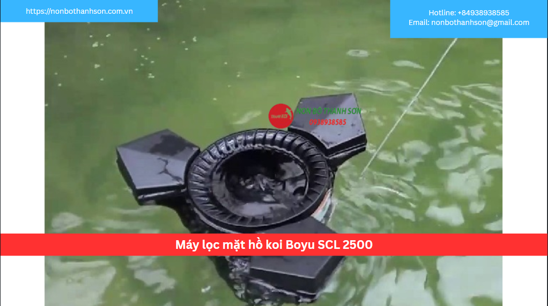Máy lọc mặt hồ koi Boyu SCL 2500