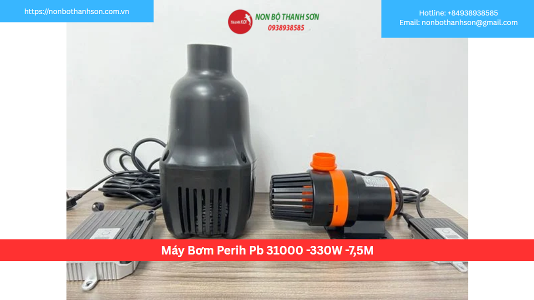 Máy Bơm Periha PB-31000: Lựa Chọn Cân Bằng Giữa Sức Mạnh và Hiệu Quả Cho Hồ Koi | Non Bộ Thanh Sơn