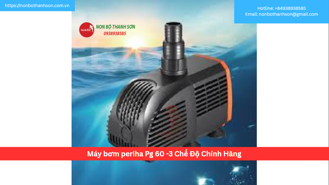 Máy Bơm Periha PG-60 (3 Chế Độ) – Sự Linh Hoạt Tối Thượng Trong Một Thiết Bị
