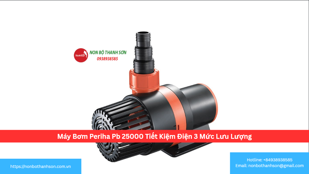 Máy Bơm Periha PB-25000 – "Quái Vật" Sức Mạnh Cho Hồ Cá Koi Chuyên Nghiệp