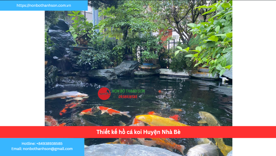 Huyện Nhà Bè – Vị trí lý tưởng để kiến tạo hồ cá Koi