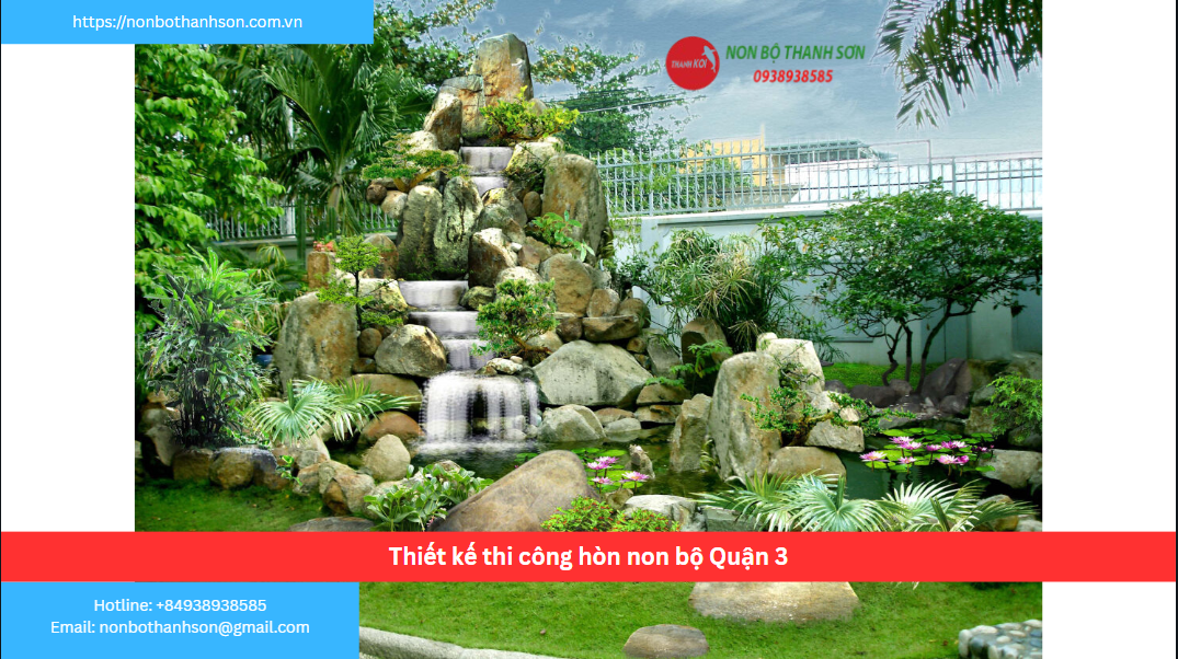 Quận 3 – Vị trí lý tưởng để kiến tạo hòn non bộ