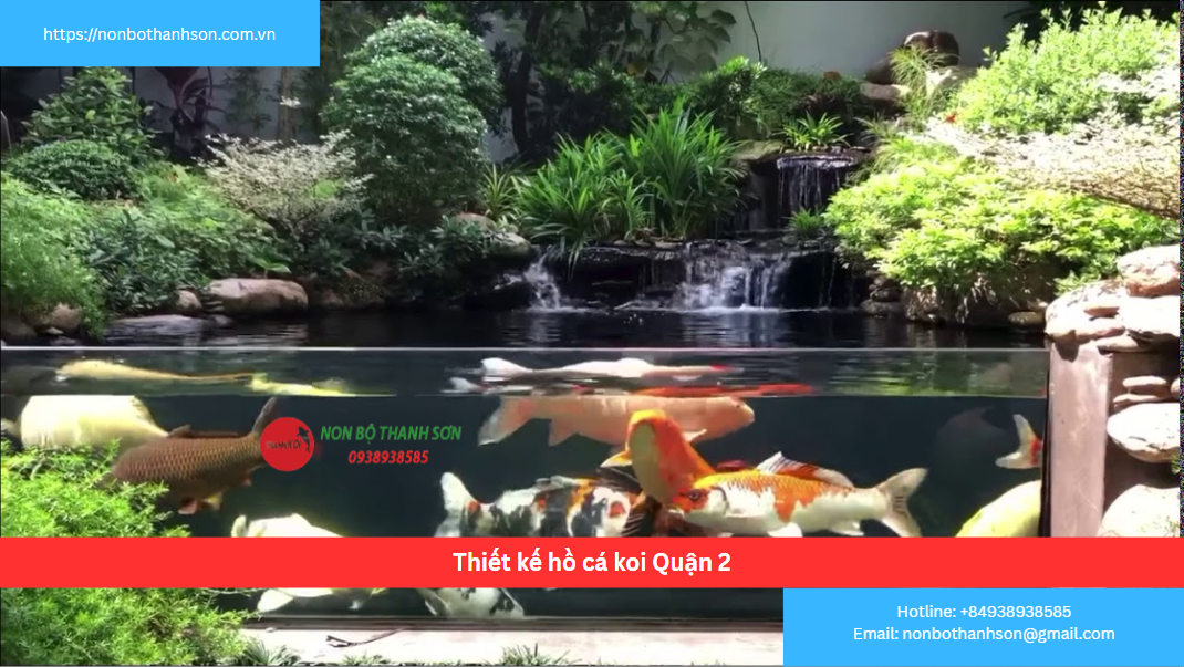 Thiết kế hồ cá koi Quận 2