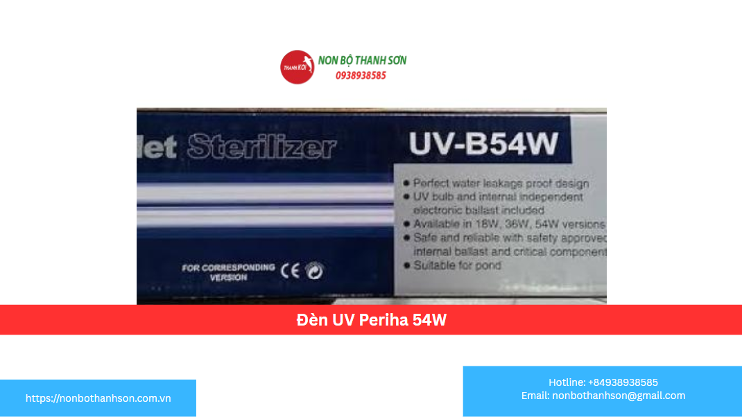 Đèn UV Periha 54W: Sức Mạnh Tối Thượng, Đẳng Cấp Chuyên Nghiệp