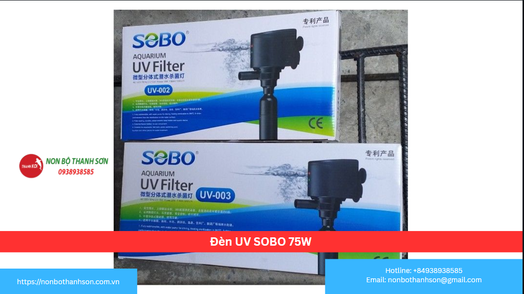 Đèn UV SOBO 75W: Sức Mạnh Tối Thượng và Kinh Tế Cho Các Dự Án Lớn