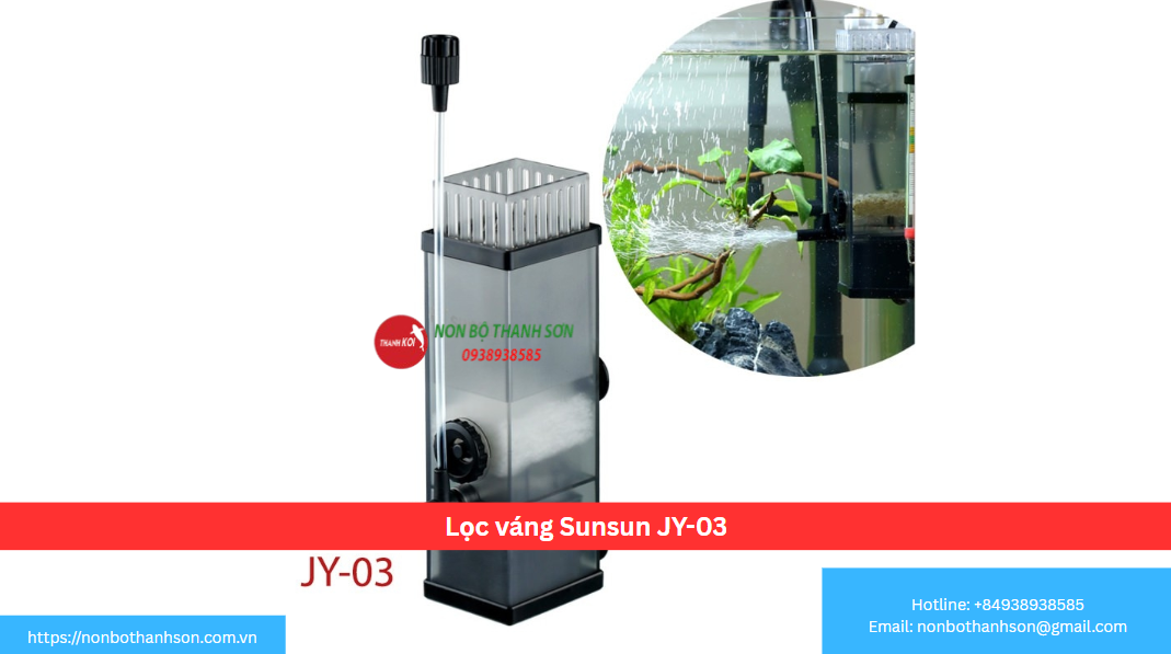 Lọc Váng Sunsun JY-03: Trả Lại Vẻ Đẹp Trong Suốt Cho Bề Mặt Bể Cá