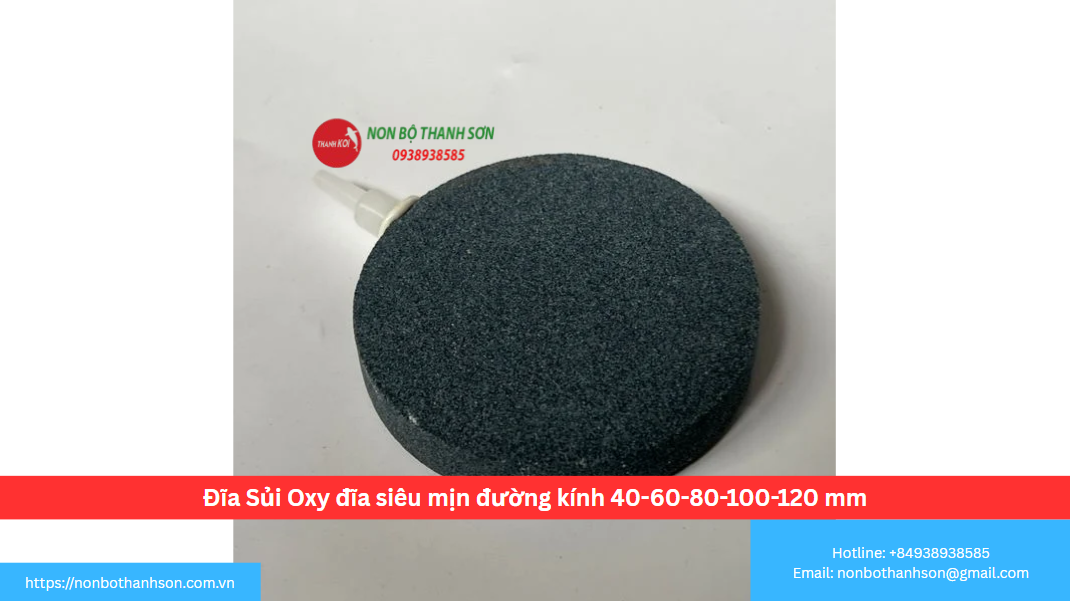 Đĩa Sủi Oxy Siêu Mịn (40-120mm): Tối Ưu Hóa Nguồn Sống Cho Hồ Cá Của Bạn