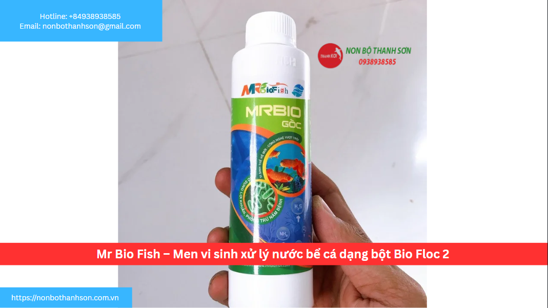 Mr Bio Fish Bio Floc 2: "Cú Đấm Thép" Vi Sinh Cho Môi Trường Nước Hoàn Hảo