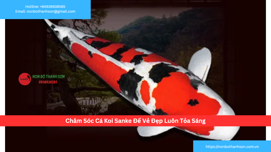 Chăm Sóc Cá Koi Sanke Để Vẻ Đẹp Luôn Tỏa Sáng
