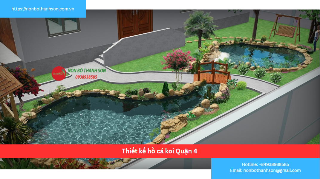 Thiết kế hồ cá koi Quận 4