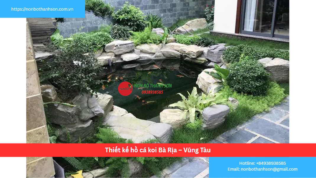 Dịch Vụ Thiết Kế và Thi Công Hồ Cá Koi Đẳng Cấp Tại Bà Rịa – Vũng Tàu