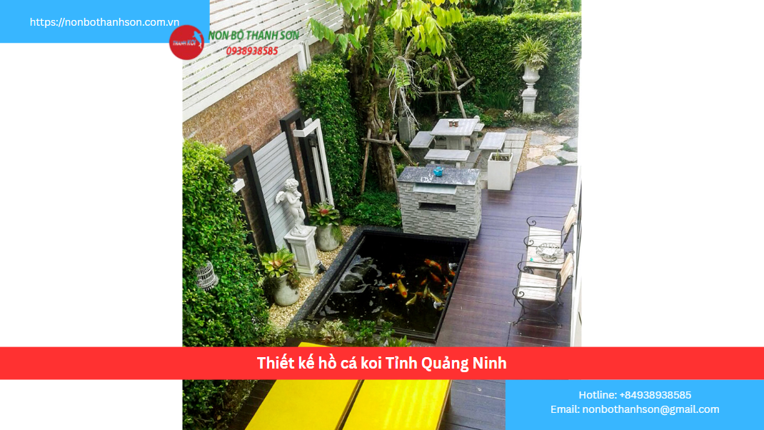 Dịch Vụ Thiết Kế và Thi Công Hồ Cá Koi Đẳng Cấp Tại Quảng Ninh