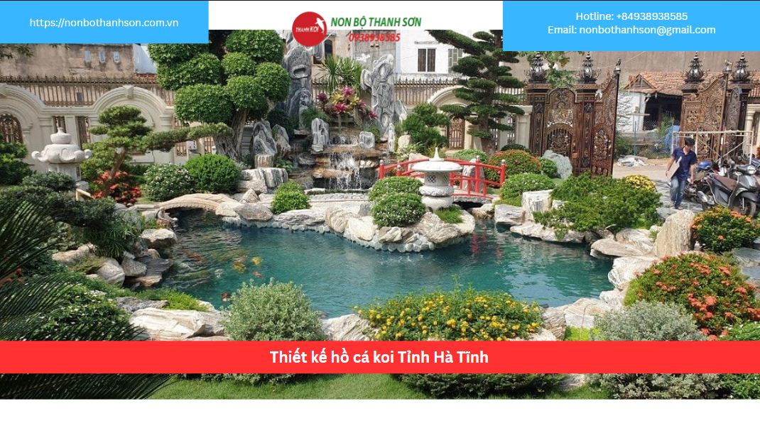 Dịch Vụ Thiết Kế và Thi Công Hồ Cá Koi Đẳng Cấp Tại Hà Tĩnh