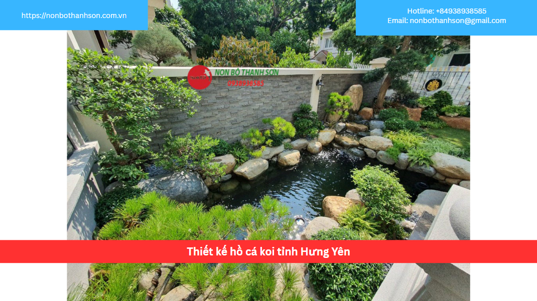 Dịch Vụ Thiết Kế và Thi Công Hồ Cá Koi Chuyên Nghiệp Tại Hưng Yên